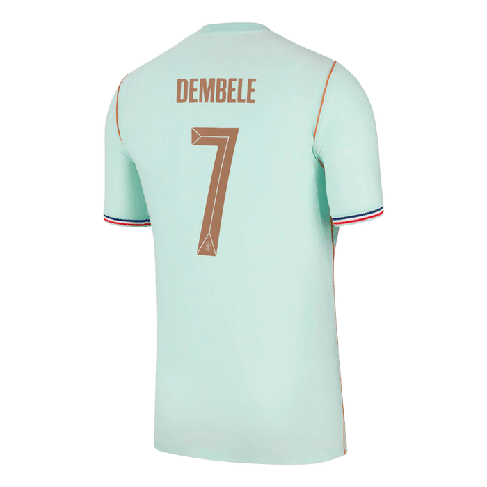 DEMBELE #7 France Away Soccer Jersey World Cup 2026
