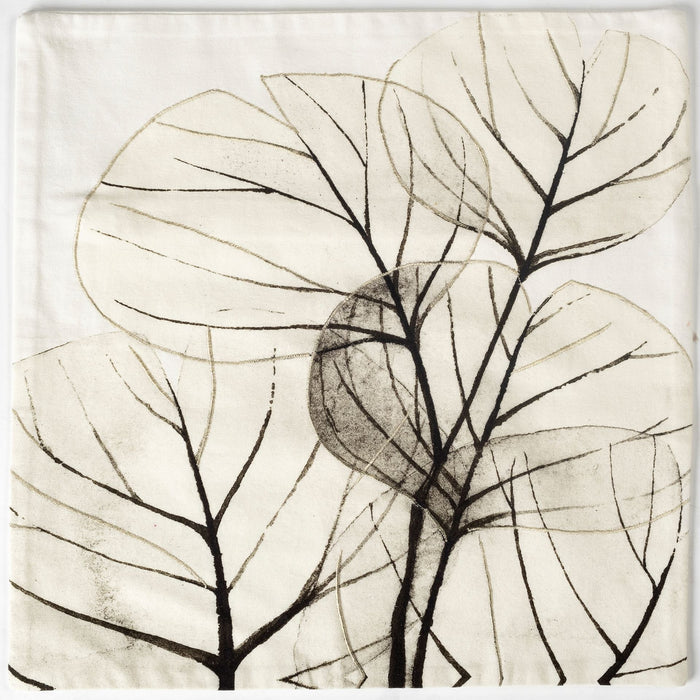 Edge of Twilight 18 x 18 Leaf Pattern Decorative Pillow Cover