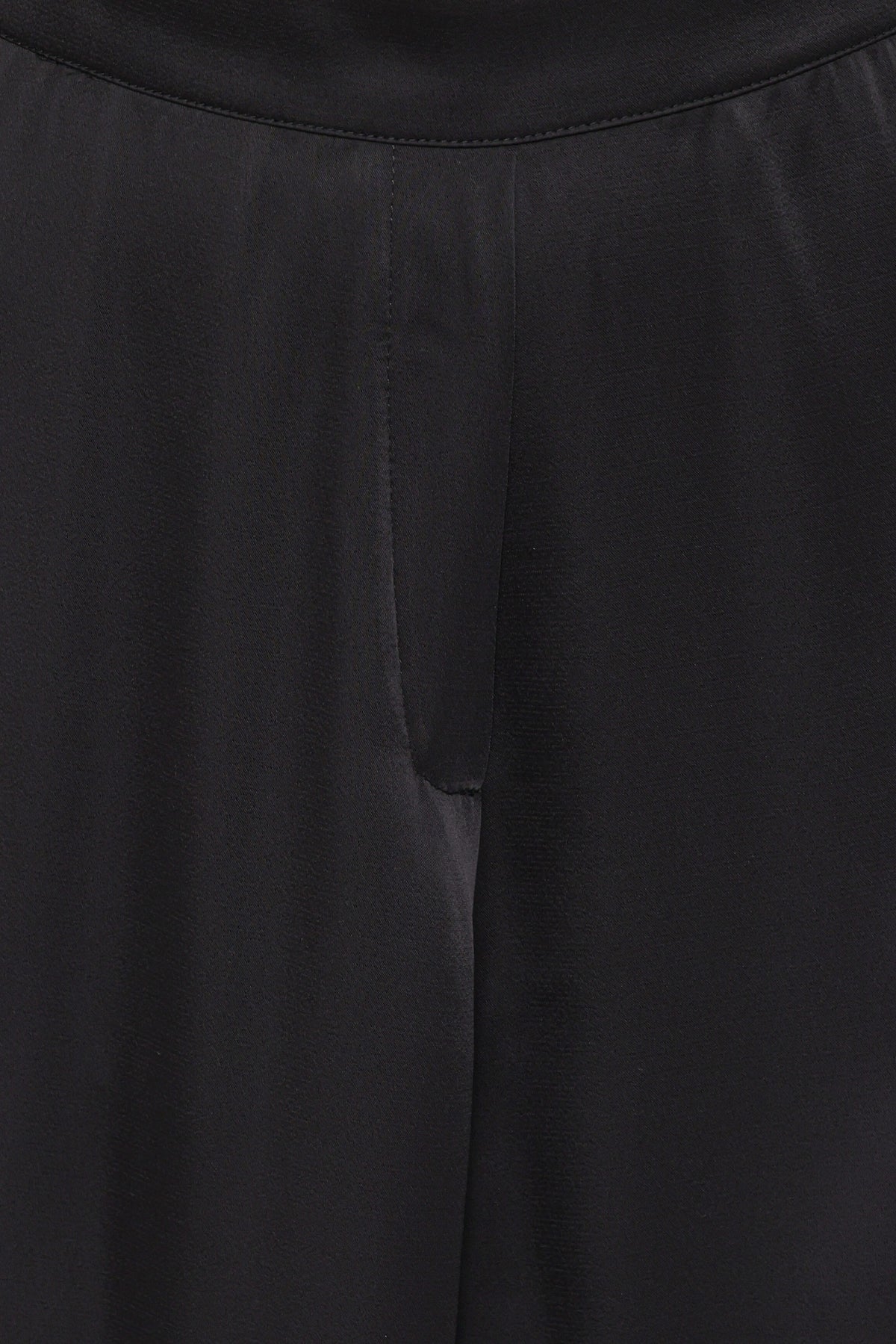 Clara Wide Leg Tailored Pant - Black