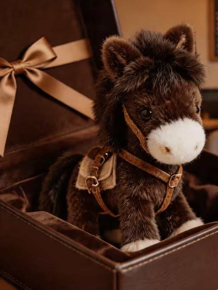 Plush Horse Keychain