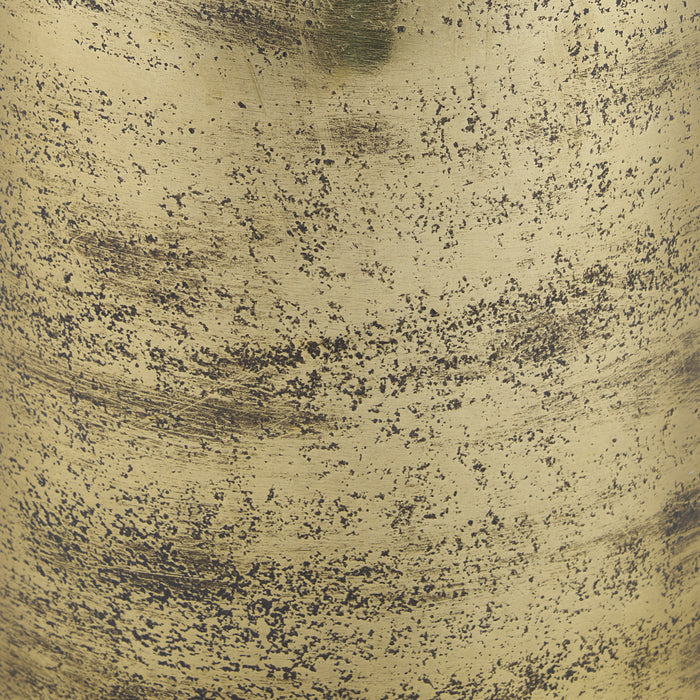 Quonset Tall Brass Finished Aluminum Metal Ornament
