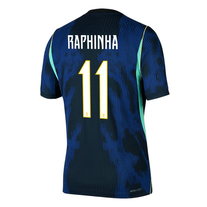 RAPHINHA #11 Brazil Away Player Version Jersey World Cup 2026