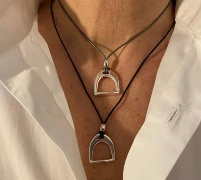 Stirrup Necklace