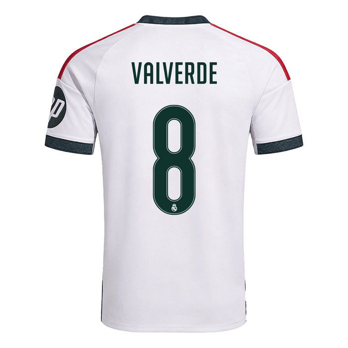 VALVERDE #8 Real Madrid Home Soccer Jersey 2026/27