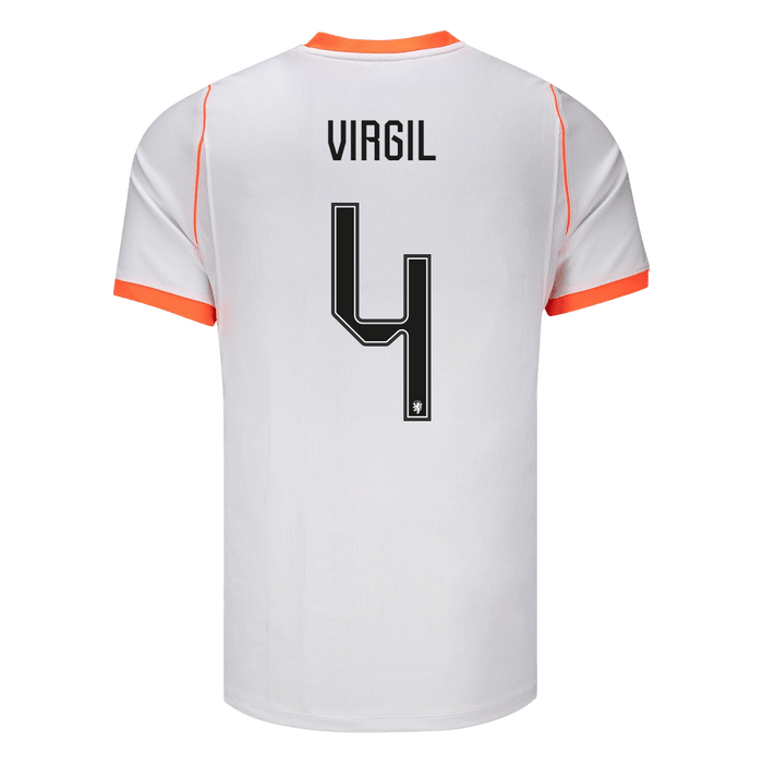 VIRGIL #4 Netherlands Away Soccer Jersey World Cup 2026