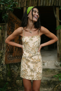 Maude Tiki Tide Mini Dress