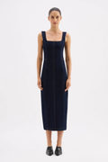 Vita Denim Maxi Dress