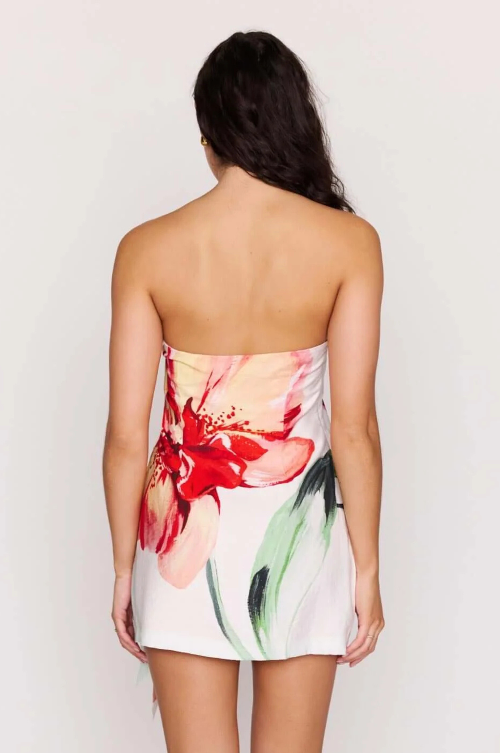 Zinnia Tie Side Mini Dress