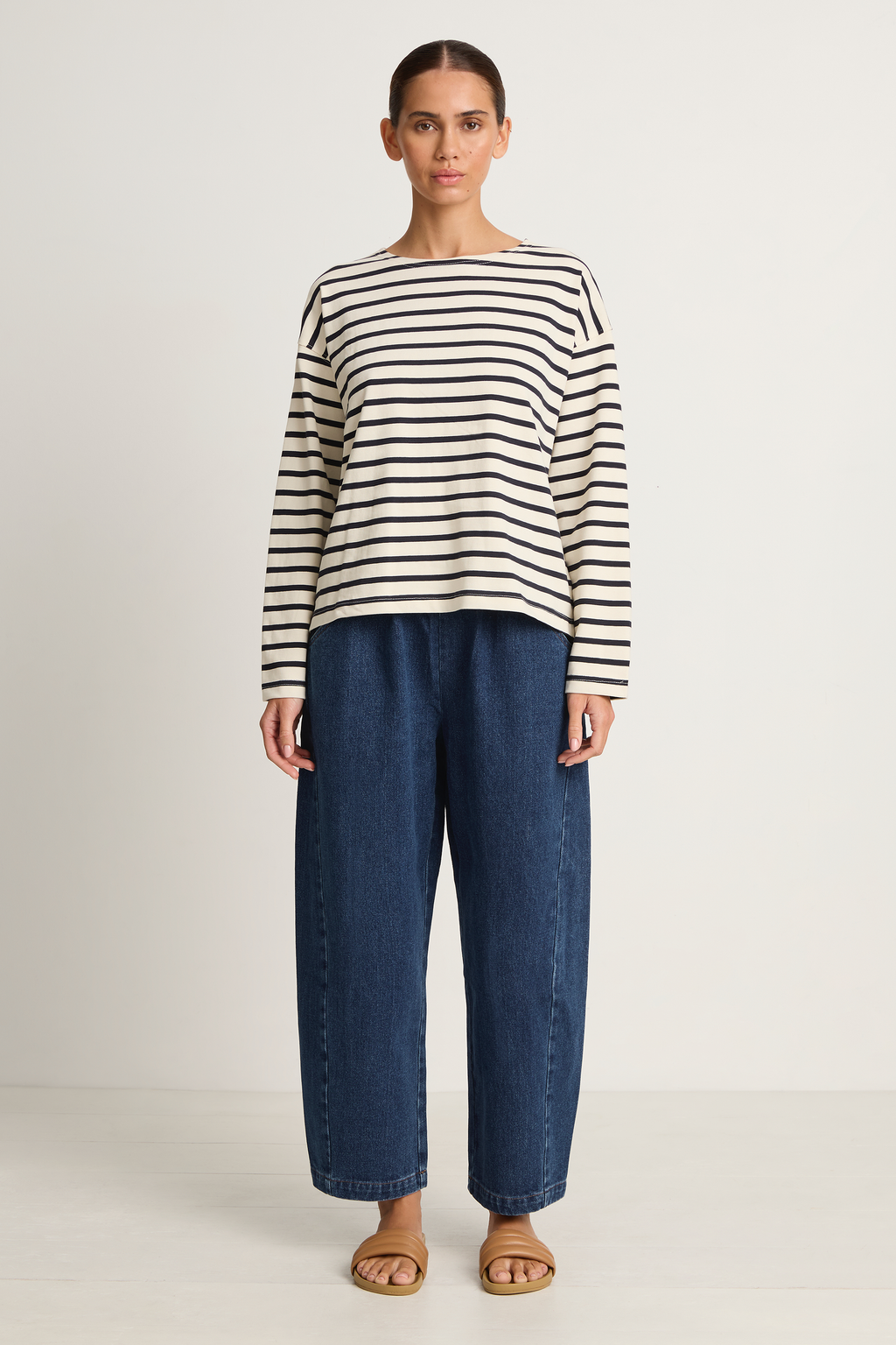 Le Bon Shoppe Arc Pants - Blue Denim