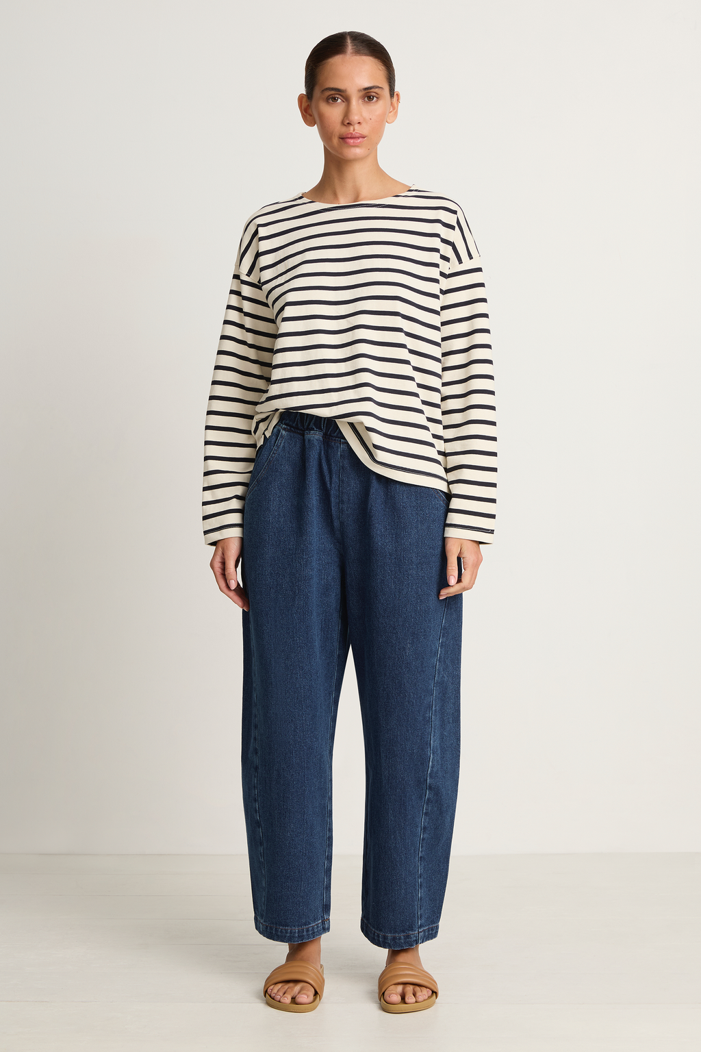 Le Bon Shoppe Arc Pants - Blue Denim