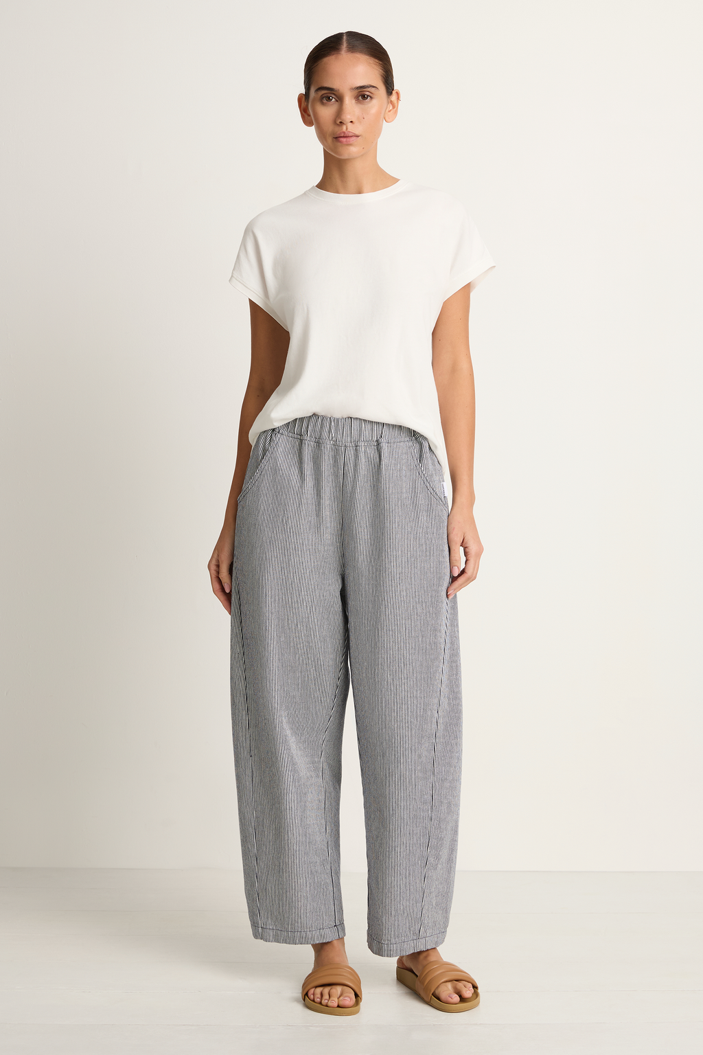 Le Bon Shoppe Arc Pants - Blue Stripe