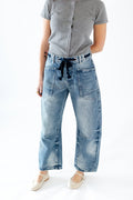 Kayla Denim Barrel Pants