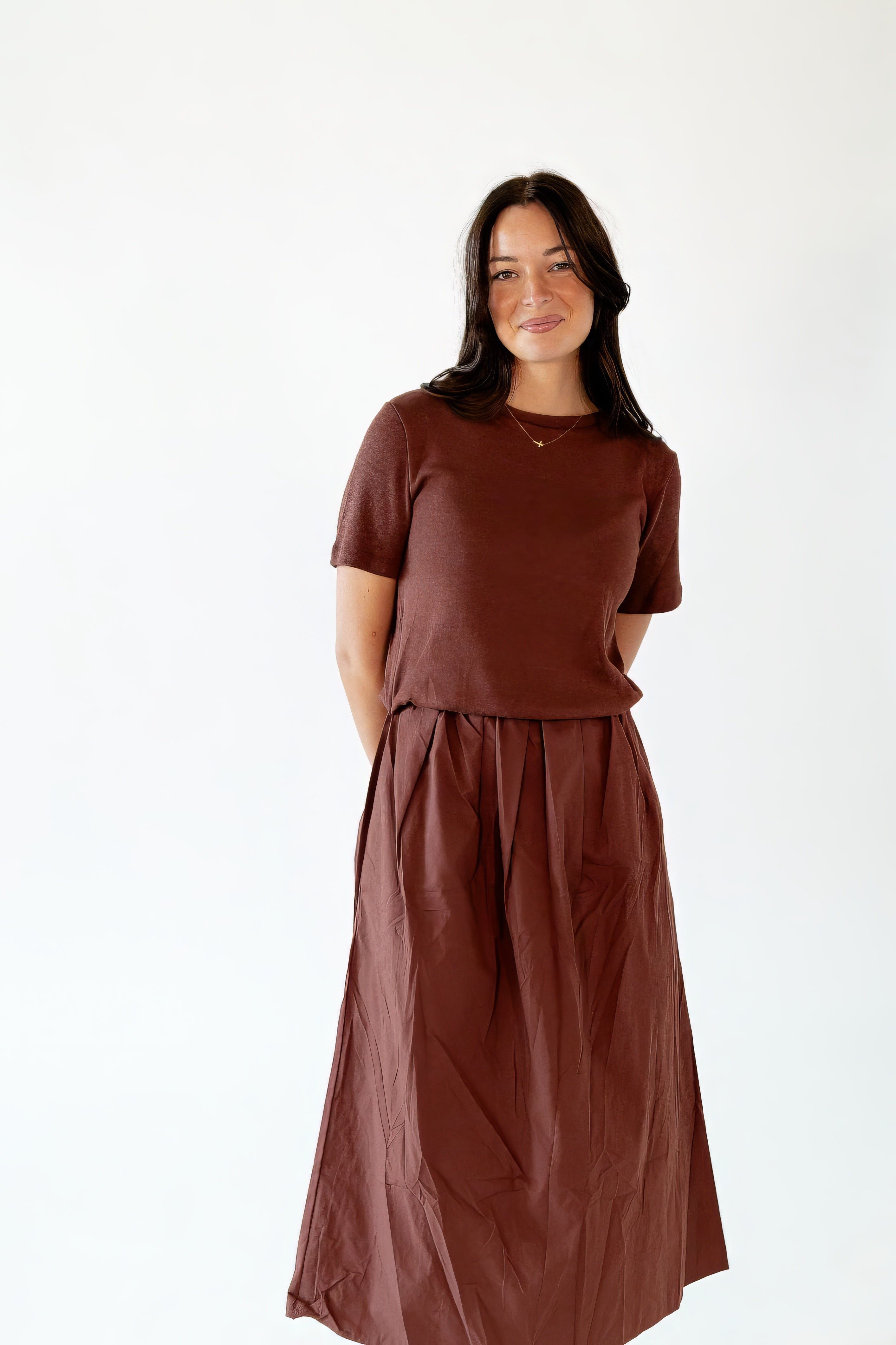 Finley Mixed Media Dress