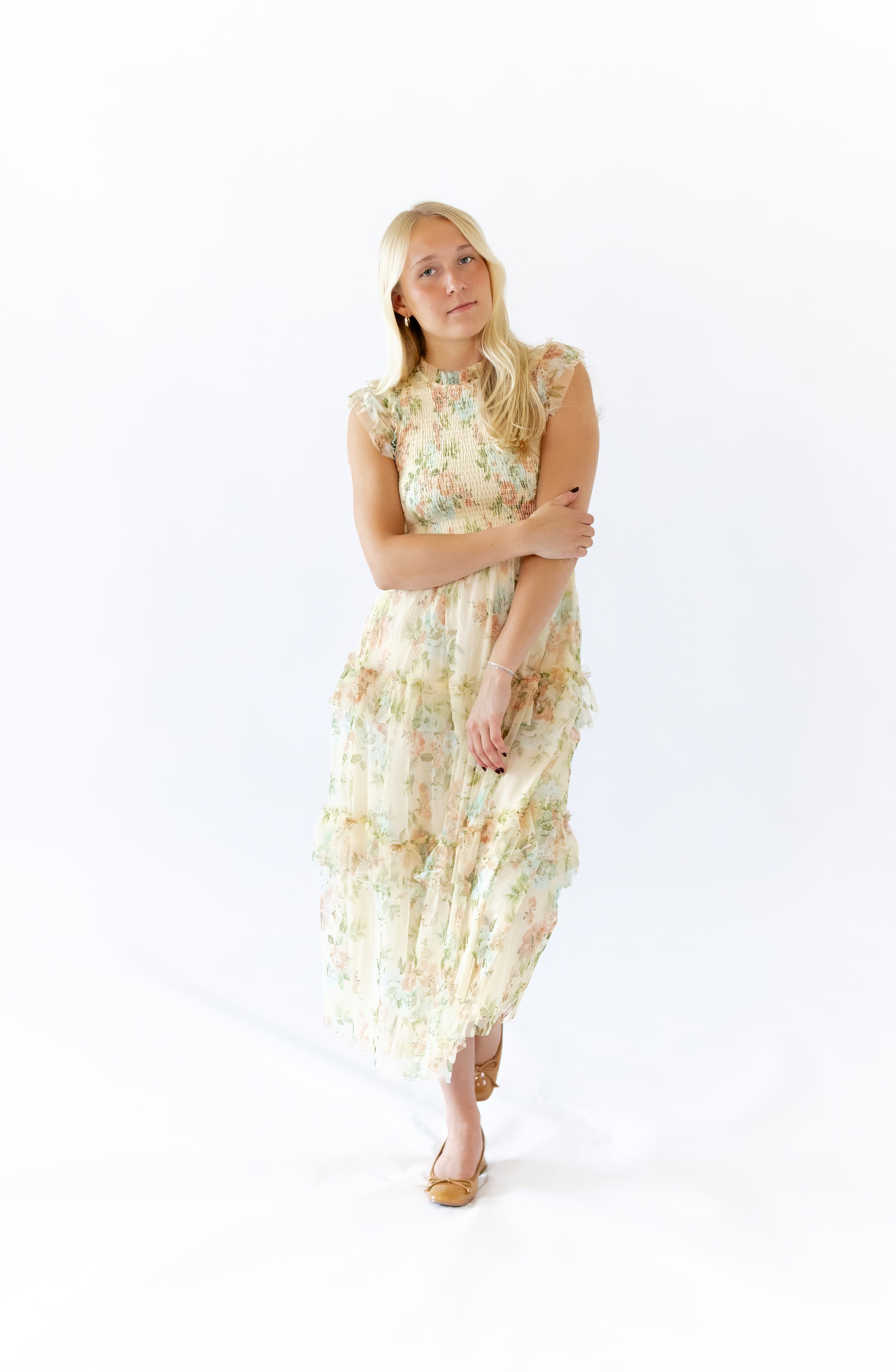 Eden Tulle Midi Dress
