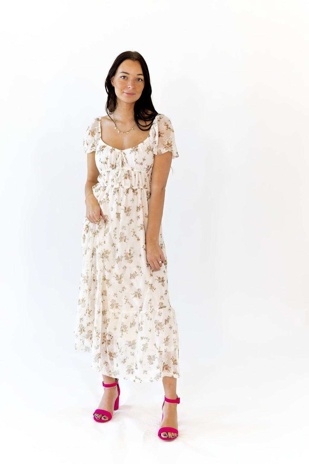 Loraine Floral Print Dress