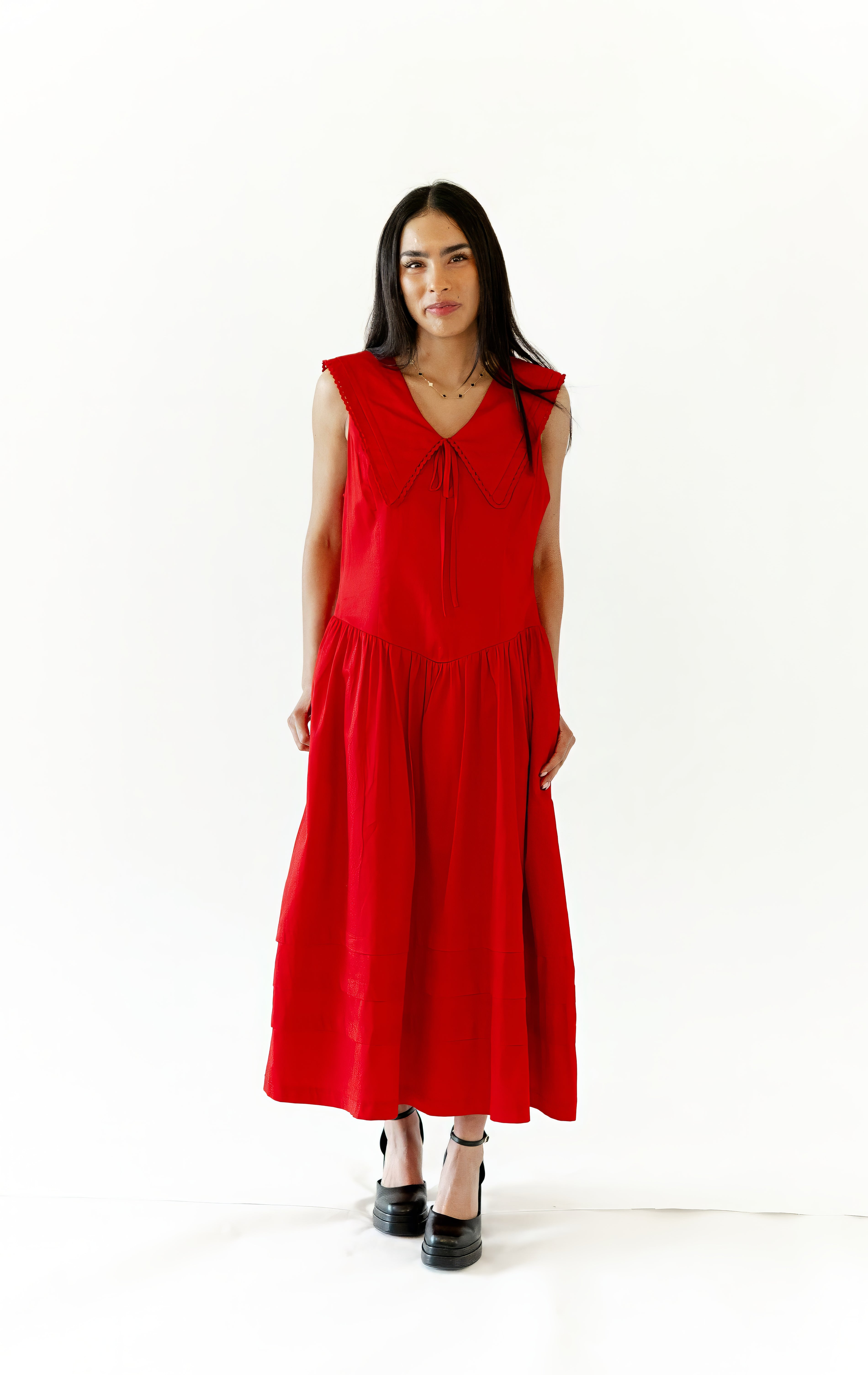 Alory Drop Waist Dress