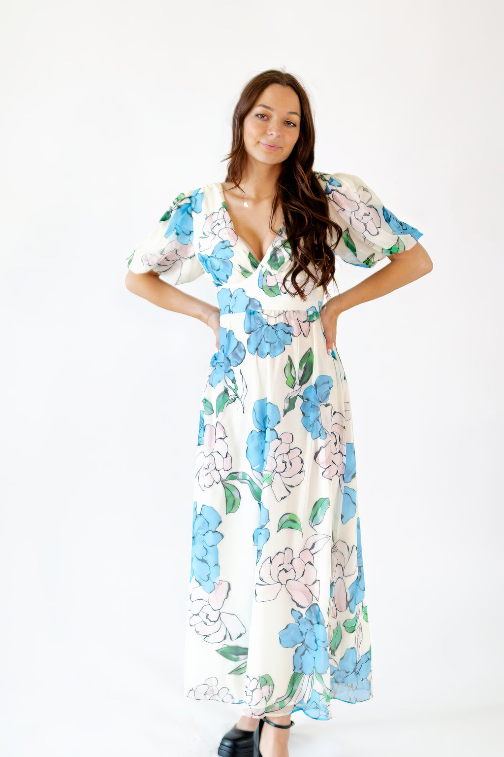 Troy Pastel Floral Dress