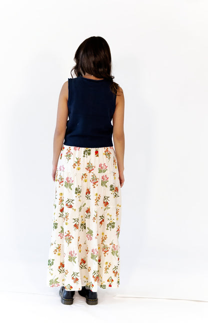 Victoria Floral Maxi Skirt