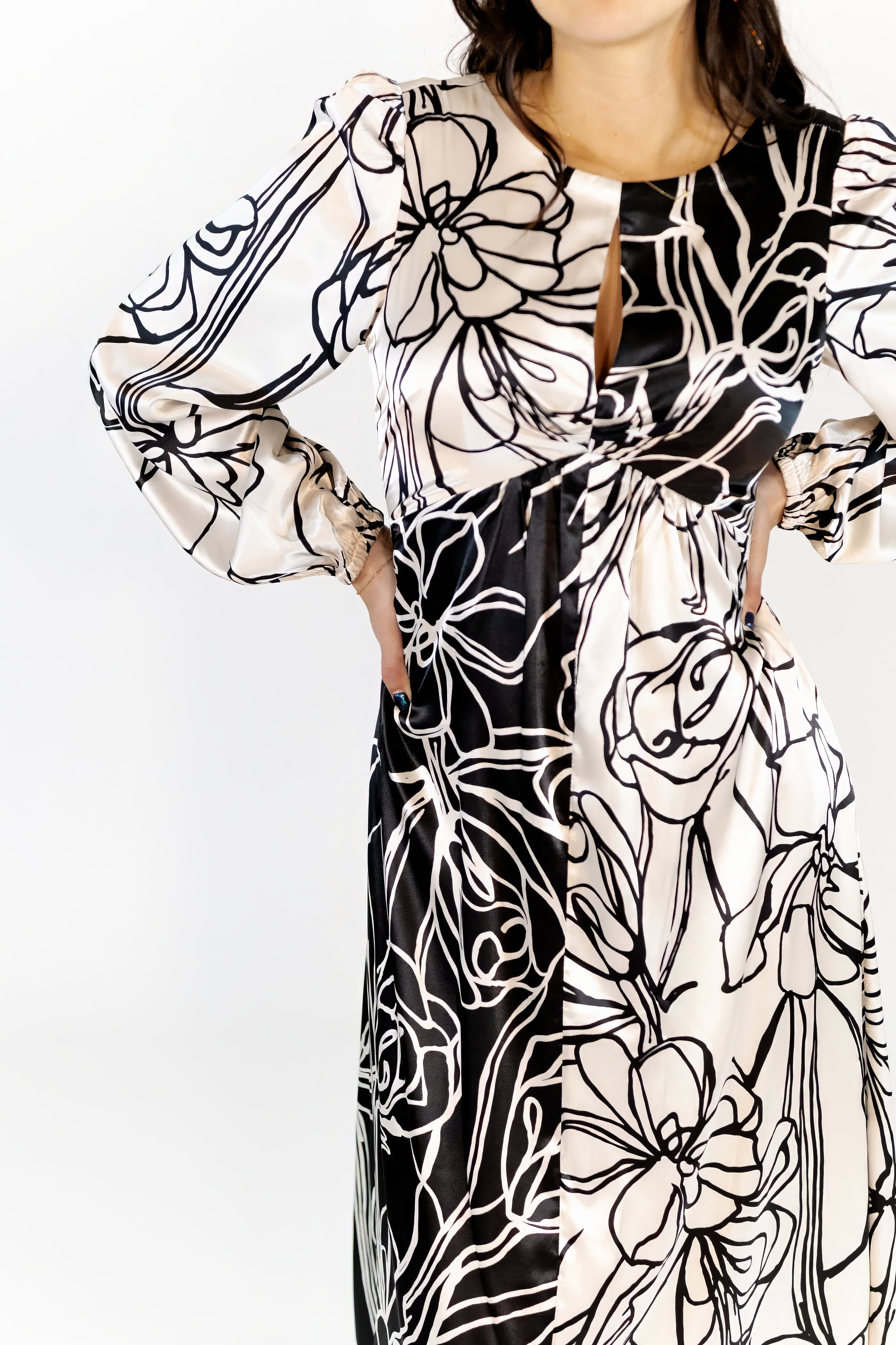 Eden Floral Print Maxi Dress