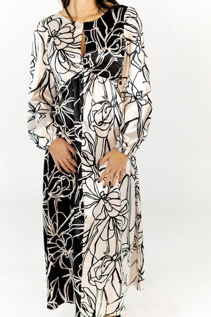 Eden Floral Print Maxi Dress