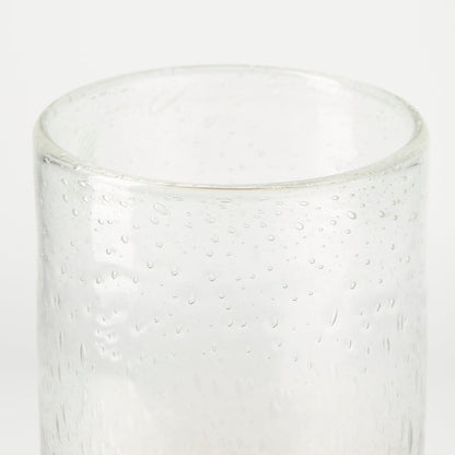 Adriatic I Small Brushed Gold Metal Glass Vase