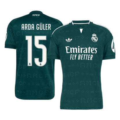 ARDA GÜLER #15 Real Madrid Away Soccer Jersey 2026/27