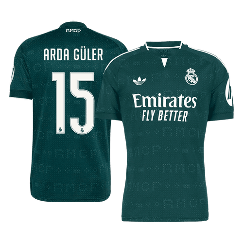 ARDA GÜLER #15 Real Madrid Away Soccer Jersey 2026/27