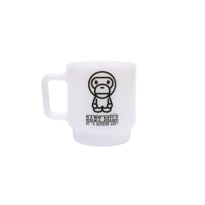 Baby Milo Stacking Milk Glass - White