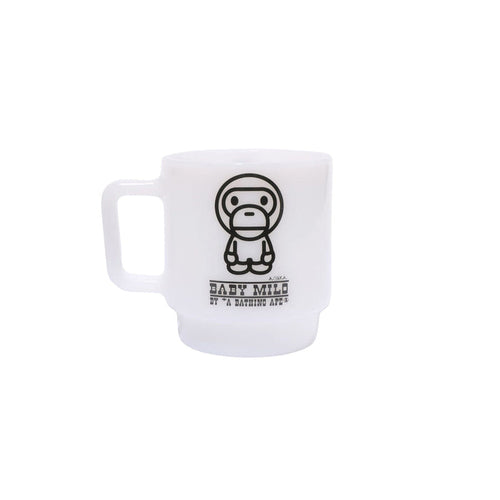 Baby Milo Stacking Milk Glass - White