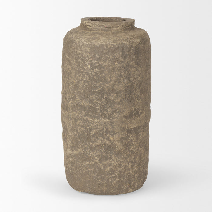 Bala Small Gray Paper Mache Vase