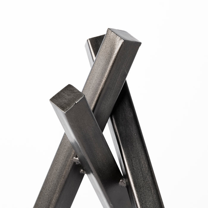Bastian (Small) 8L x 7W Black Metal Abstract Object