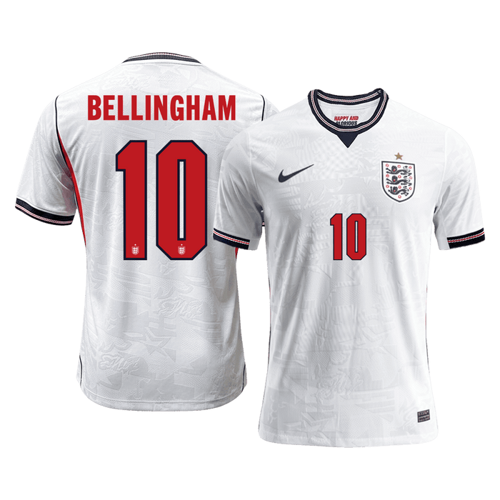 BELLINGHAM #10 England Home Player Version Jersey World Cup 2026