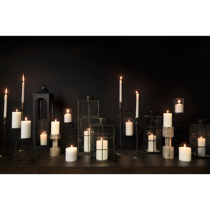 Bolton 3.9L x 3.9W x 10.6H Gold Metal Table Candle Holders