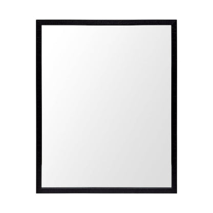 Bristol Black 24x30 Faux Wood Frame Bathroom Vanity Mirror