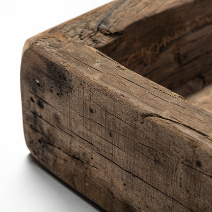 Carson (Small) 24L x 24W Brown Reclaimed Wood Tray