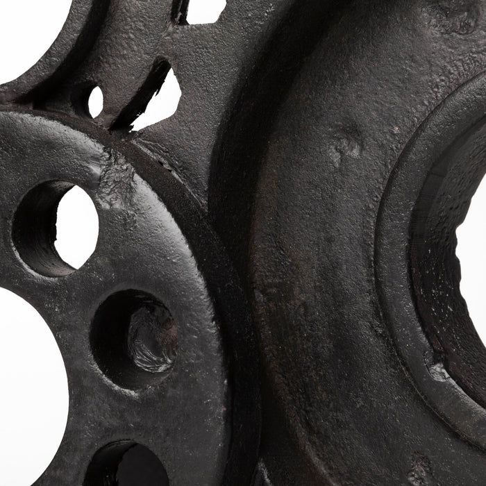 Cogsworth Set of 2 14L x 4W Brown Resin Industrial Gear Bookends
