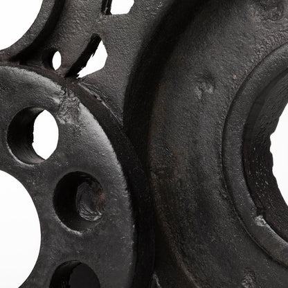 Cogsworth Set of 2 14L x 4W Brown Resin Industrial Gear Bookends