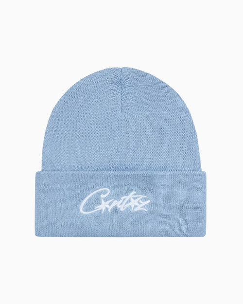 Corteiz Allstarz Folded Beanie Blue