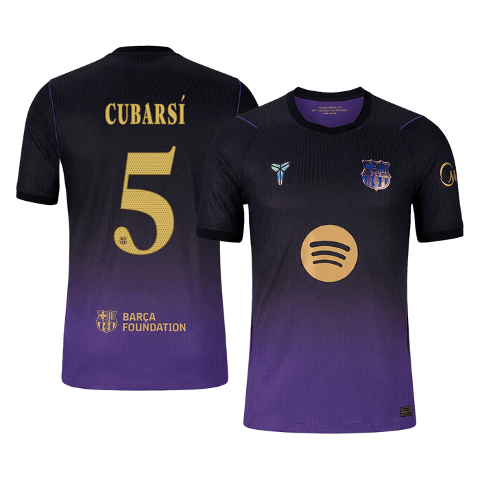 CUBARSÍ #5 Barcelona Away Player Version Jersey 2026/27 - UCL