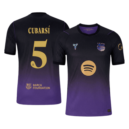 CUBARSÍ #5 Barcelona Away Player Version Jersey 2026/27 - UCL