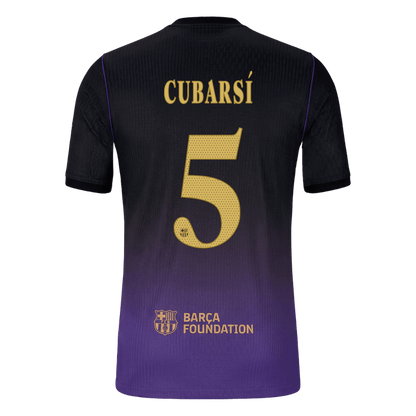 CUBARSÍ #5 Barcelona Away Player Version Jersey 2026/27 - UCL