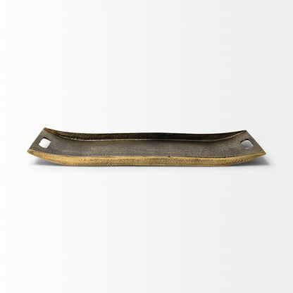 Drey 24L x 10W Gold Rectangular Tray