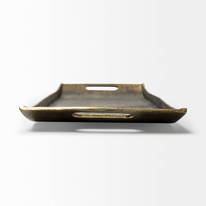 Drey 24L x 10W Gold Rectangular Tray