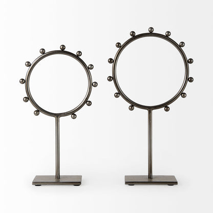 Elio 7.5L x 3.0W x 13.2H Small Studded hoop object