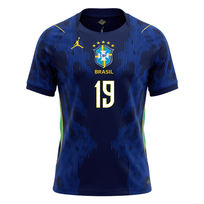 ENDRICK #19 Brazil Away Soccer Jersey World Cup 2026