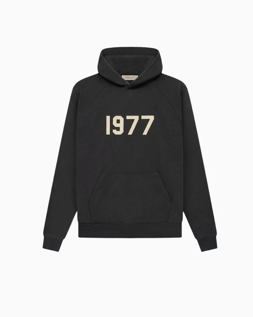Fear of God Essentials Hoodie 1977 Iron Black
