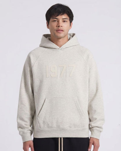 Fear of God Essentials Hoodie 1977 Light Oatmeal