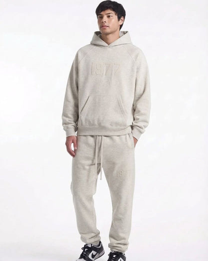 Fear of God Essentials Hoodie 1977 Light Oatmeal