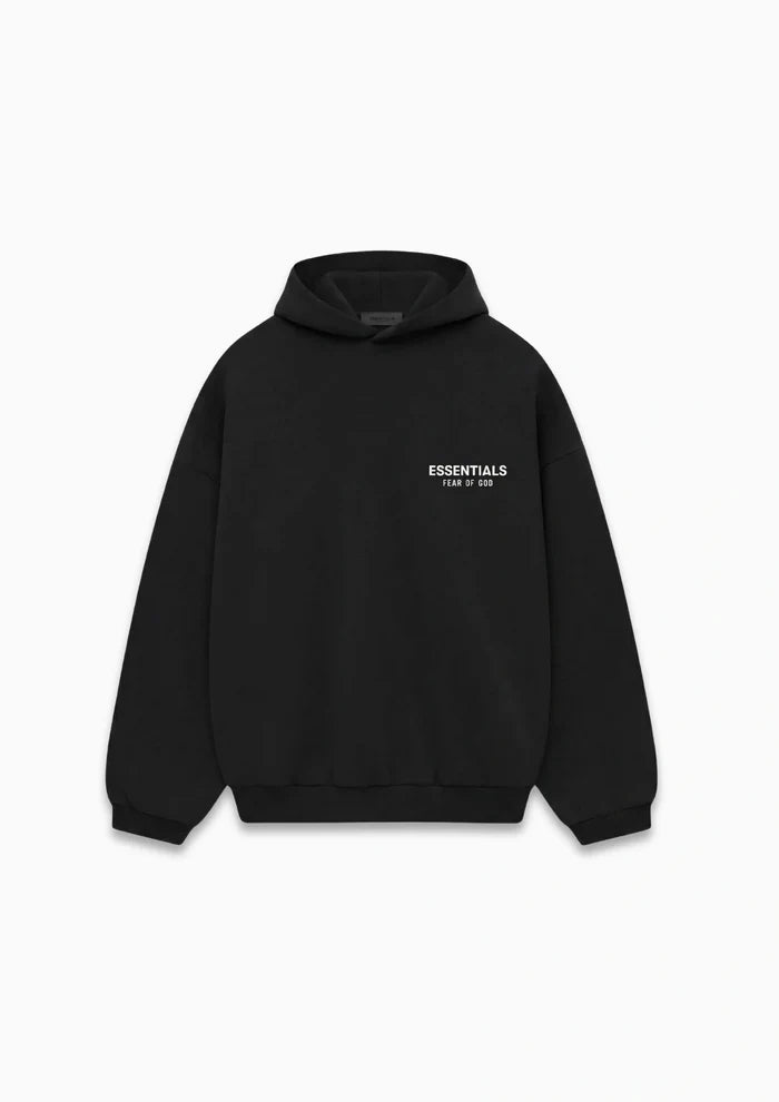 Fear of God Essentials Hoodie Fleece Black (FW24)