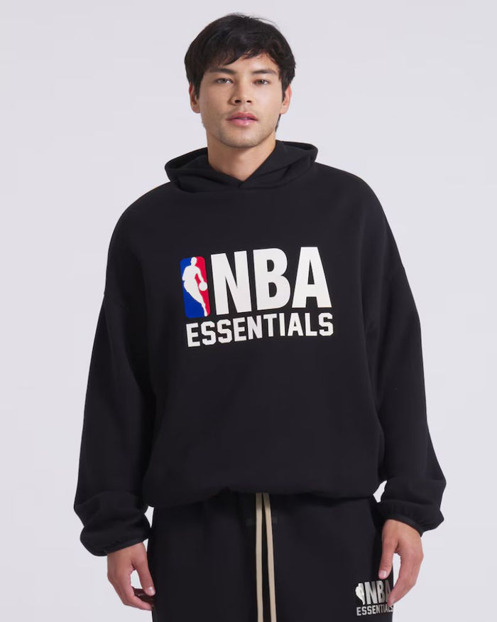 Fear Of God Essentials Hoodie NBA Black